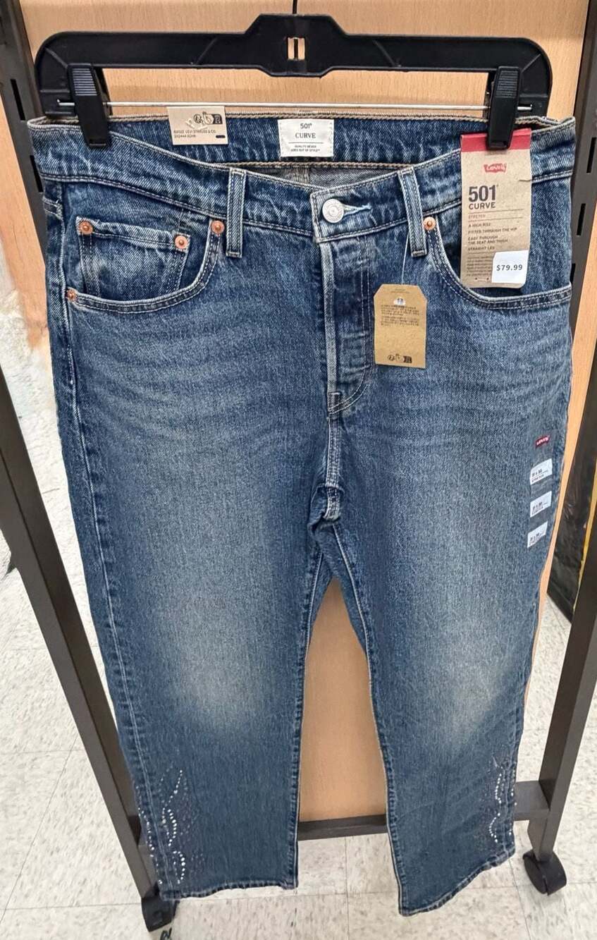 Levi's Original 501 Cropped Jeans Size 27